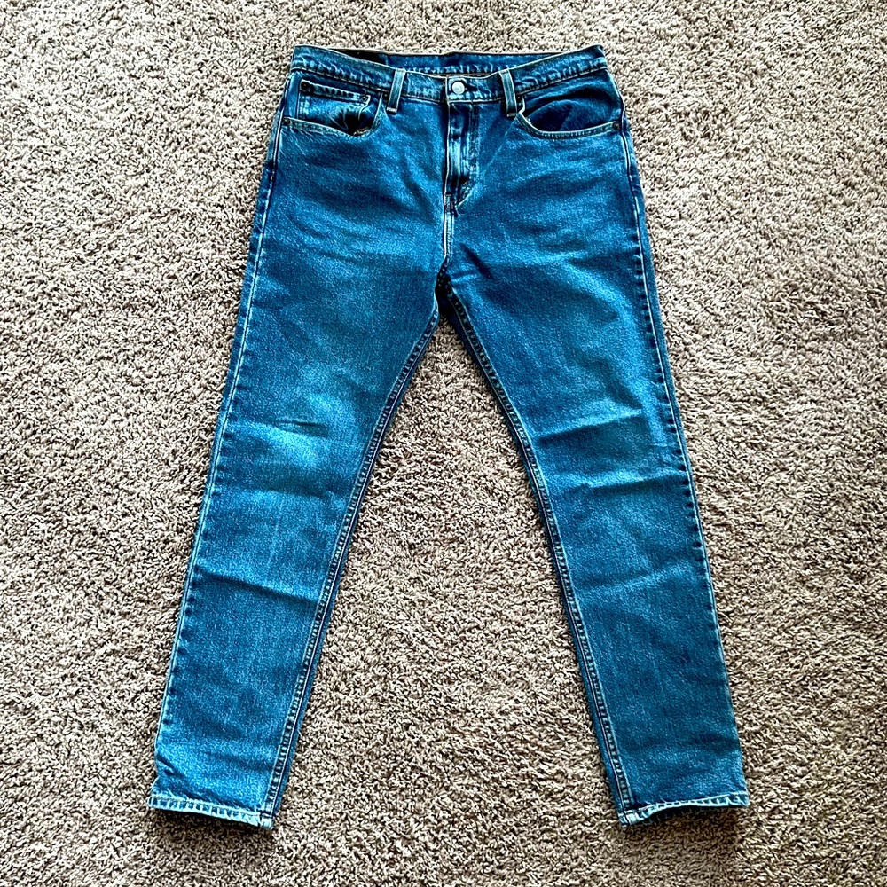 Men’s Levi’s 512 Slim Taper Fit Jeans | Size 32 x 30 | Dark Wash